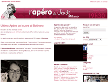 Tablet Screenshot of milano.aperodujeudi.com